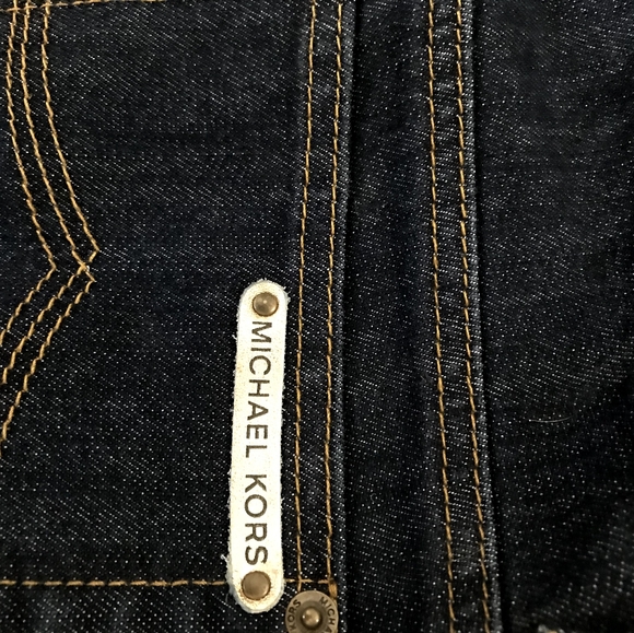 Michael Kors Dark Blue Jeans Women's Size 8 x 32 - Picture 2 of 4